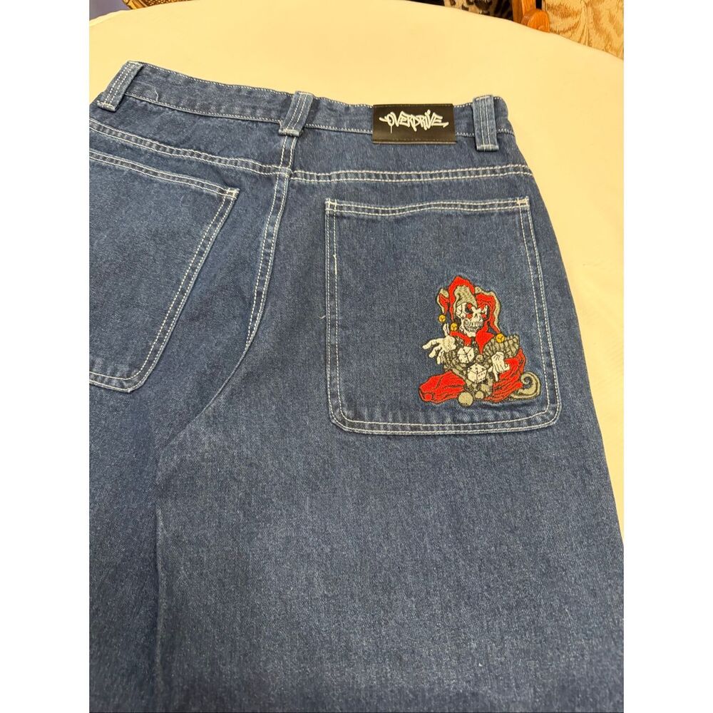Overdrive Men’s Y2K Denim Jeans Size 32 X 28